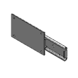 KSRT - Simplified Slide Rails - Stainless Steel Retainer Type