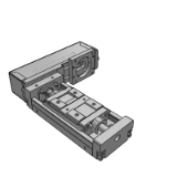 LXR2602 / LXR2605 / LXR2610 -(MX, F, B, FB, B-MX) - Single Axis Actuators LX26 Motor Wrap Type