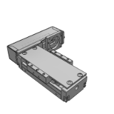 LXR2602C / LXR2605C / LXR2610C -(MX, F, B, FB, B-MX) - Single Axis Actuators LX26 Motor Wrap Type With Cover