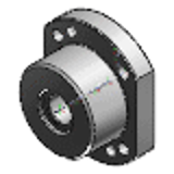 MRWZ, MRWZ-S, MRWZ-CP, MRWZ-LP, MRWZM, MRWZM-S, MRWZM-CP, MRWZM-LP - Lead Screw Support Units - Round, Fixed Side Radial Bearing
