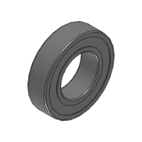 C-E6___ZZC3 - Economy Deep Groove Ball Bearing - Double Shielded, C3 Clearance