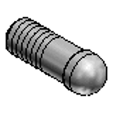 AKFQNA, AKFQND - Locating Pins - High Hardness Stainless Steel Sphere Large Head - D and P Selectable Tolerance - Threaded