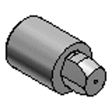 GDHFSTD - Locating Pins - Small Head With Tapered Type - W Dimension Configurable - Female Thread