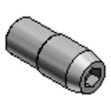 FPBSTA, FPBSTD, GFPBSTA, GFPBSTD, BFPBSTA, BFPBSTD, SFPBSTA, SFPBSTD, HFPBSTA, HFPBSTD, CFPBSTA, CFPBSTD, TFPBSTA, TFPBSTD - Locating Pins  - Large Head With Tapered Type - Female Thread, Hexagon Socket Type