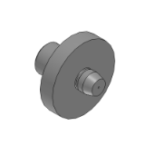 FPUATL, FPUDTL - Locating Pins - Large Shoulder - Standard Shoulder Dimension - Tapped Shank