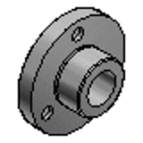 JBTF, JBTFM - Bushings for Locating Pins - Flange Type - P, L Specified - Round Flange - 3-Point Stopper