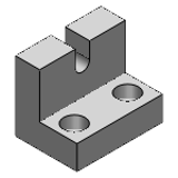AJLC, AJLCM - Blocks for Adjusting Bolts - Standard