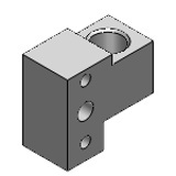 APR3S, SAPR3S - Configurable L-Shape 3 Side Hole Pin Retainer