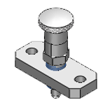 FPXY - Indexing Plungers - Flanged / Tapped Tip - Rest Position Type