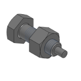 SL-STBAS, SH-STBAS, SHD-STBAS - Precision Cleaning Locating Bolts - Fine/Coarse Thread - Round Tip