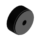 SL-TUPWH, SH-TUPWH - Precision Cleaning Shock Absorption Stoppers - Low Elastic Rubber Stoppers with Washers
