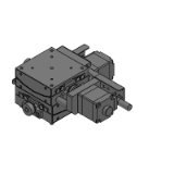 GMPWG40, GMPWG60 - 【高精度】自动测角器蜗轮式 - 二轴 - - 工作台面 40,60 -