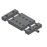 XKJM, XKJML - X-Axis Stages Feed Screw Standard Type -M6 Mounting Holes-