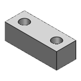 FLHB, FLHM, FLHA, FLHS - Spacer Blocks - Through Holes - O.D. and Hole Position Configurable Type