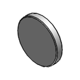 FGLMF, FGLMH, FGLMK, FGLMR - Glass Plate Round - Dimension Specified Type