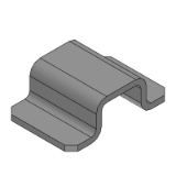 BLUZS - Sheet Metal Mounting Plates / Brackets - Convex Bent Type - BLUZS