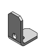 FALBS - L Shaped Sheet Metal Mounting Brackets - Dimension Configurable Type - FALBS