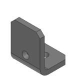 SL-FSMCS, SH-FSMCS, SHD-FSMCS - (Precision Cleaning) L-Shaped Sheet Metal Mounts - Center Symmetrical Type, Double Holes and Double Slotted Hole