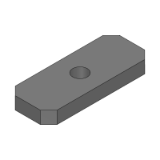SL-HFNRA, SH-HFNRA, SHD-HFNRA - (Precision Cleaning) Configurable Mounting Plates - 6-Surface Milled, Single Slotted Side Holes