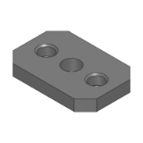 SL-JSHDS, SH-JSHDS, SHD-JSHDS - (Precision Cleaning) Configurable Mounting Plates - Welded, Center Symmetrical Type, Center Hole and Double Side Holes