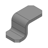 SWBCS - Sheet Sheet Metal Mounting Plates / Brackets Z Bent Type - SWBCS