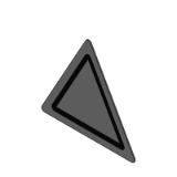 LRS, LRM - Etiquettes triangulaires