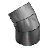 HOAFEM, HOAFE - Pièces de tuyauterie pour conduits en aluminium-Réducteurs de 45°