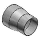 HOARM, HOAR, HOARFM, HOAFR - Piping Parts for Aluminum Duct Hoses - Reducers
