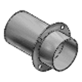 HOBU, HOBUM - Pièces de tuyauterie pour conduits en aluminium-Fixation sur panneau
