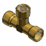 SJSFT - 拧入型接头 -黄铜型- 钢管用接头 -三通-