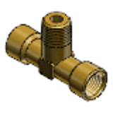 SJSXT - 拧入型接头 -黄铜型- 钢管用接头 -内螺纹·外螺纹三通-