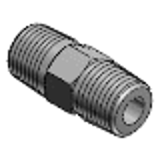 SKNP - Raccordi per tubi in acciaio inox - Per conversione filettatura (PT-NPT) - Nipplo