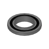 SL-FRNWR, SH-FRNWR - Precision Cleaning Fittings for Vacuum Piping - NW (KF) Flanged Type - Center Rings - With Outer