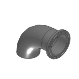 SL-SNFE, SH-SNFE, SHD-SNFE, SL-SNFES, SH-SNFES, SHD-SNFES - (Precision Cleaning) Sanitary Pipe Fittings - Ferrule End, Welded End, Elbow