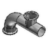 SNLEFP - 焊接食品级清洁管 -分支型- -弯管×管-