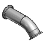 SNLFH,SNLSFH - 焊接食品级清洁管 -标准型- -套圈×45°弯管-