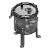 TANSAM - Open Lid Kettle with Spigot and Locking Latches - Bottom Discharge / Depth Selectable