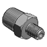 YCPFP - Hydraulic Couplings - Straight Type - PT/PF Both-Side Threaded