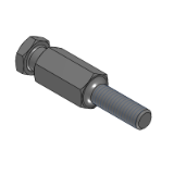 FJLCM - Compact Floating Joints - Extension Rod Male Thread Type - L Dimension Selectable Type