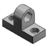 HKHHB, HKHHM, HKHHS - H Dimension Compact Hinge Bases - Convex T Shaped Type - W Dimension Standard Type