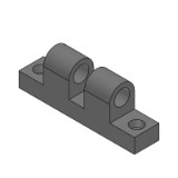SL-HGHJS, SH-HGHJS, SHD-HGHJS - Precision Cleaning H Dimension Compact Hinge Bases - Concave U-Shaped Type
