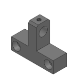 SL-HKSBST, SH-HKSBST, SHD-HKSBST - Precision Cleaning Hinge Bases - Side Mounting T-Shaped Type - With Tapped Hole