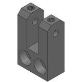 SH-HKSUST, SHD-HKSUST - Precision Cleaning Hinge Base - Side Mounting U-Shaped Type - H Dimension Specified Type