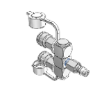 MCLTR - Air Couplers -Branch Type (Swivel) 2 Positions Swivel-