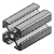 GNFS6-3030 - 6 Series (Slot Width 8mm) 30,30mm Square Aluminum Extrusions (M6, M5, M4, M3 Nuts)   - High Rigidity