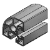 NFSR8-4545 - 8-45 Series (Slot Width 10mm) 45,45mm Square Aluminum Extrusions (M8, M6, M5, M4 Nuts)   - Others