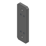 AHPTAN6-D40A - Mounting Brackets for Compact Non-Contact Door Switch Set by OMRON for Aluminum Frame 6series