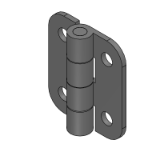 BST - Economy Stainless Butt Hinges Round Hole Type