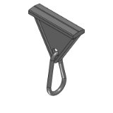 GHSH10 - Economy European standard groove width 10mm aluminum alloy profile special movable hook