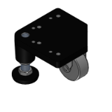 HCFTK-L - Integrated Casters and Leveling Mounts - Caster Fixed Type